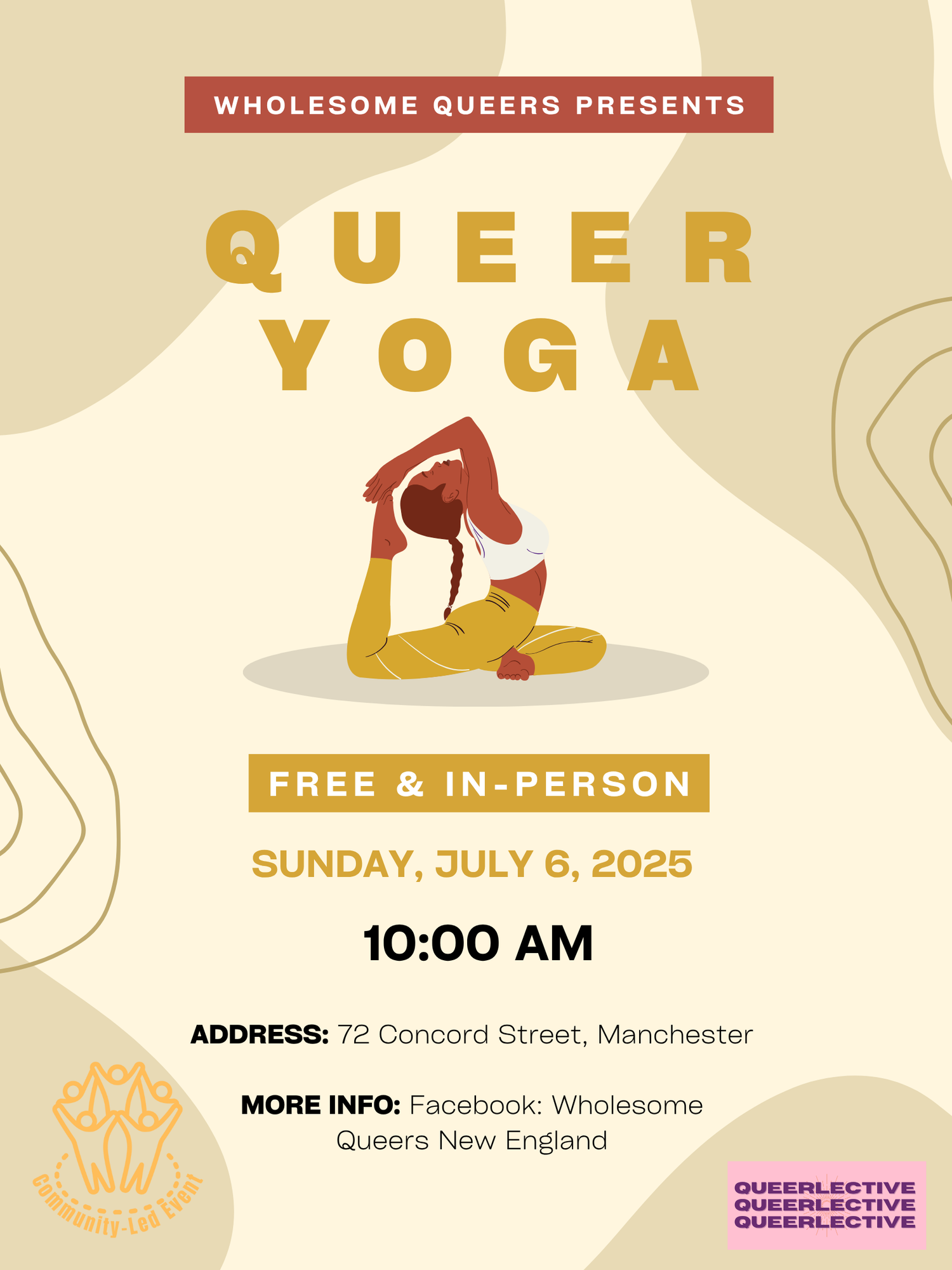 WHOLESOME QUEERS PRESENTS: QUEER YOGA