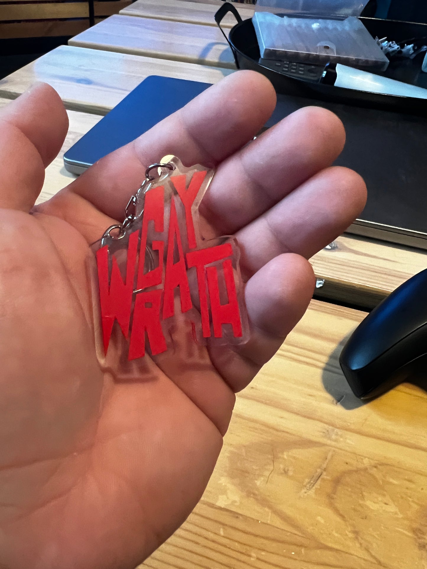 Gay Wrath Keychain