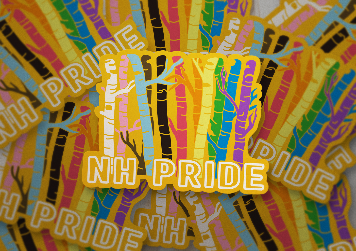 NH PRIDE BIRCH TREE STICKER