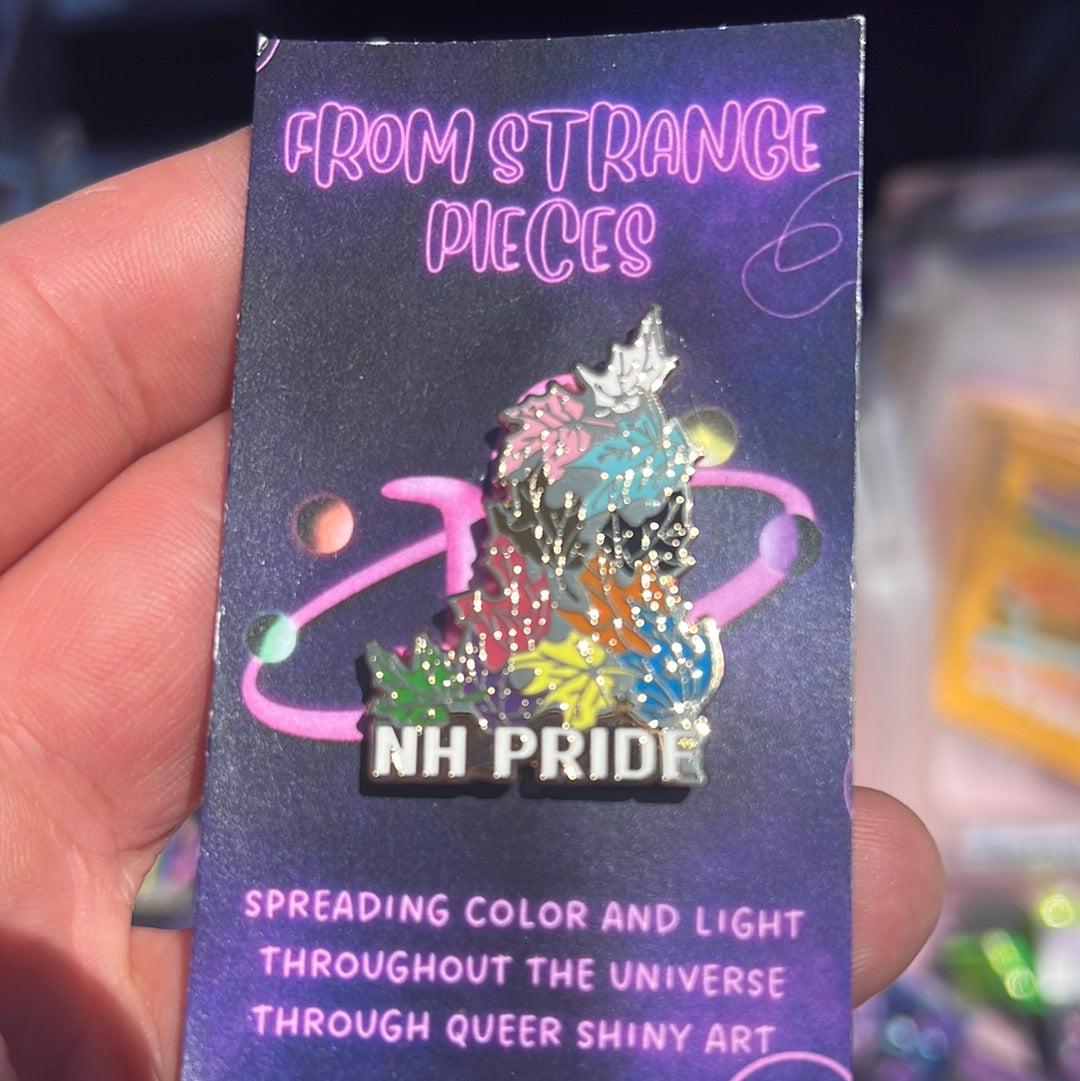 NH PRIDE LEAVES 3" PIN