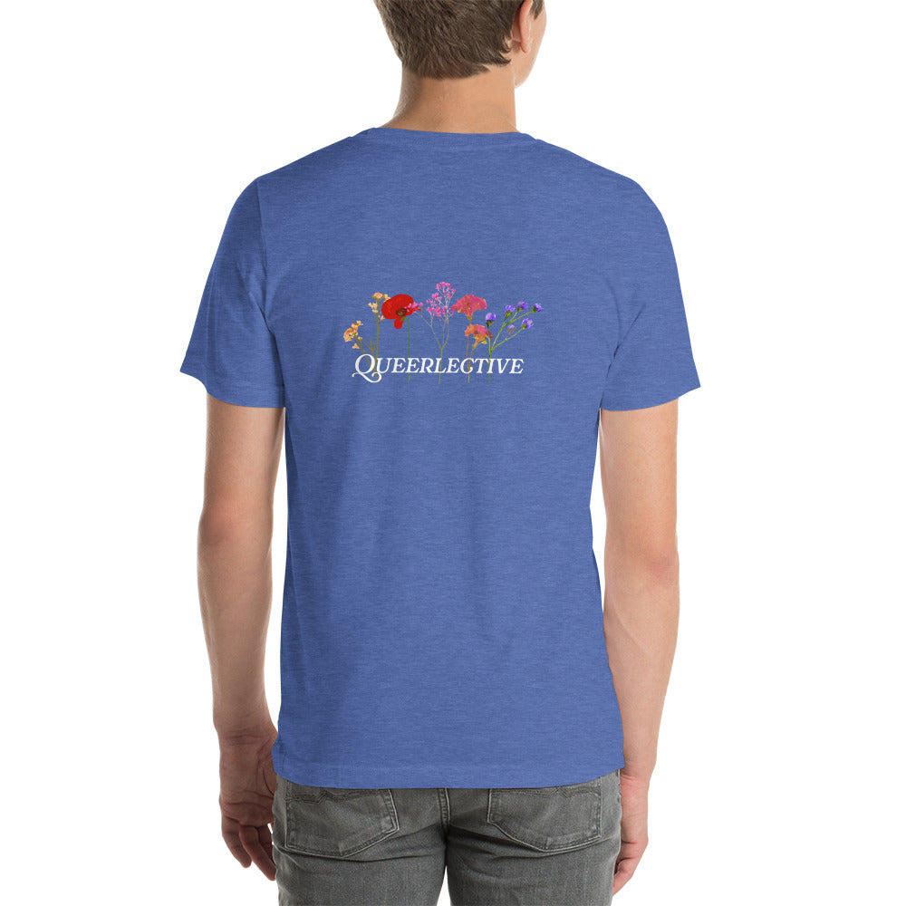 Queerlective Dried Flowers Unisex t-shirt