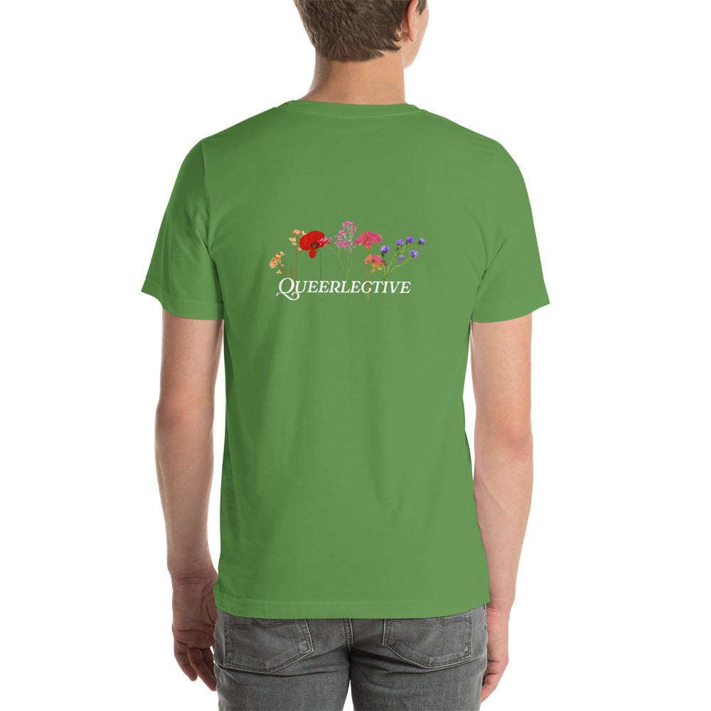 Queerlective Dried Flowers Unisex t-shirt