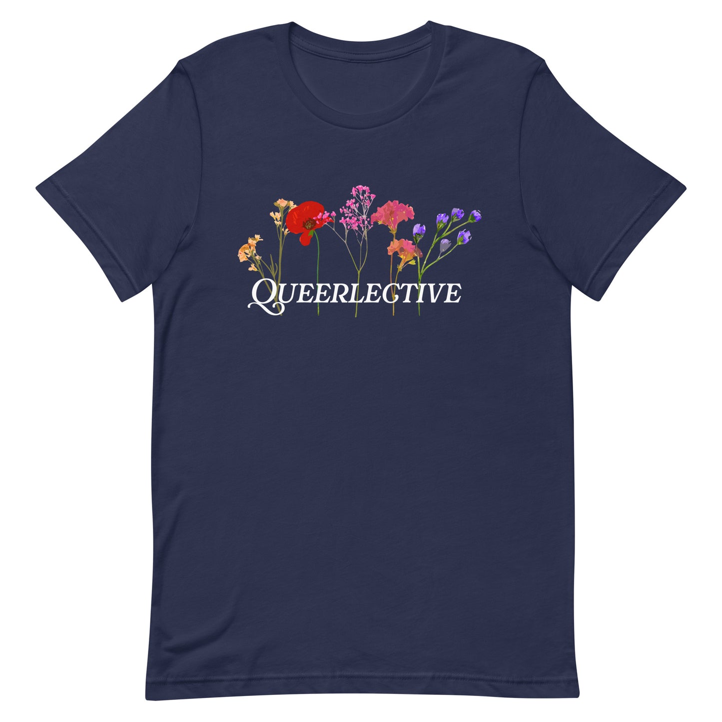Queerlective Dried Flowers Unisex t-shirt