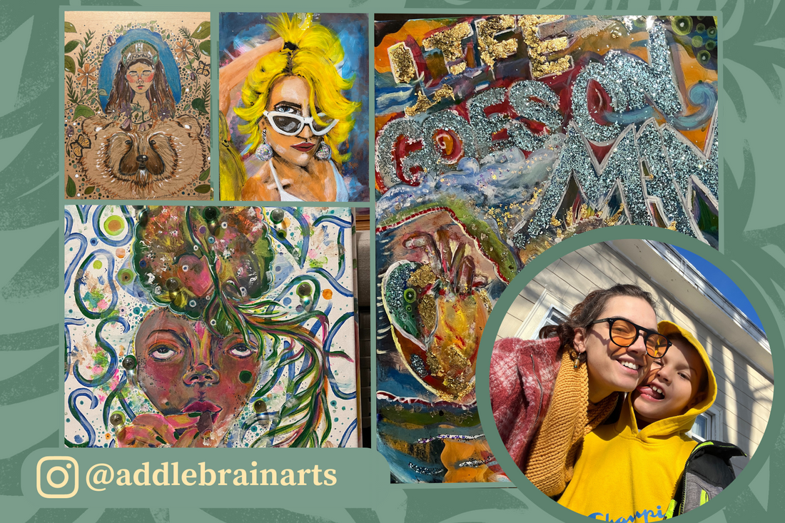 FEBRUARY 2023 FEATURED ARTIST: ADDLE-BRAIN ARTS