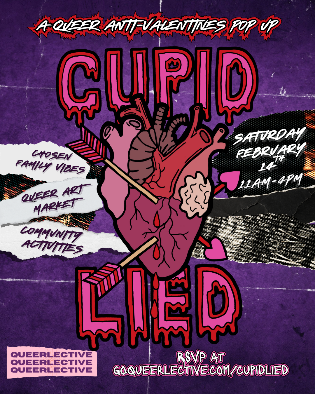 Cupid Lied: A Queer Anti-Valentine Pop Up