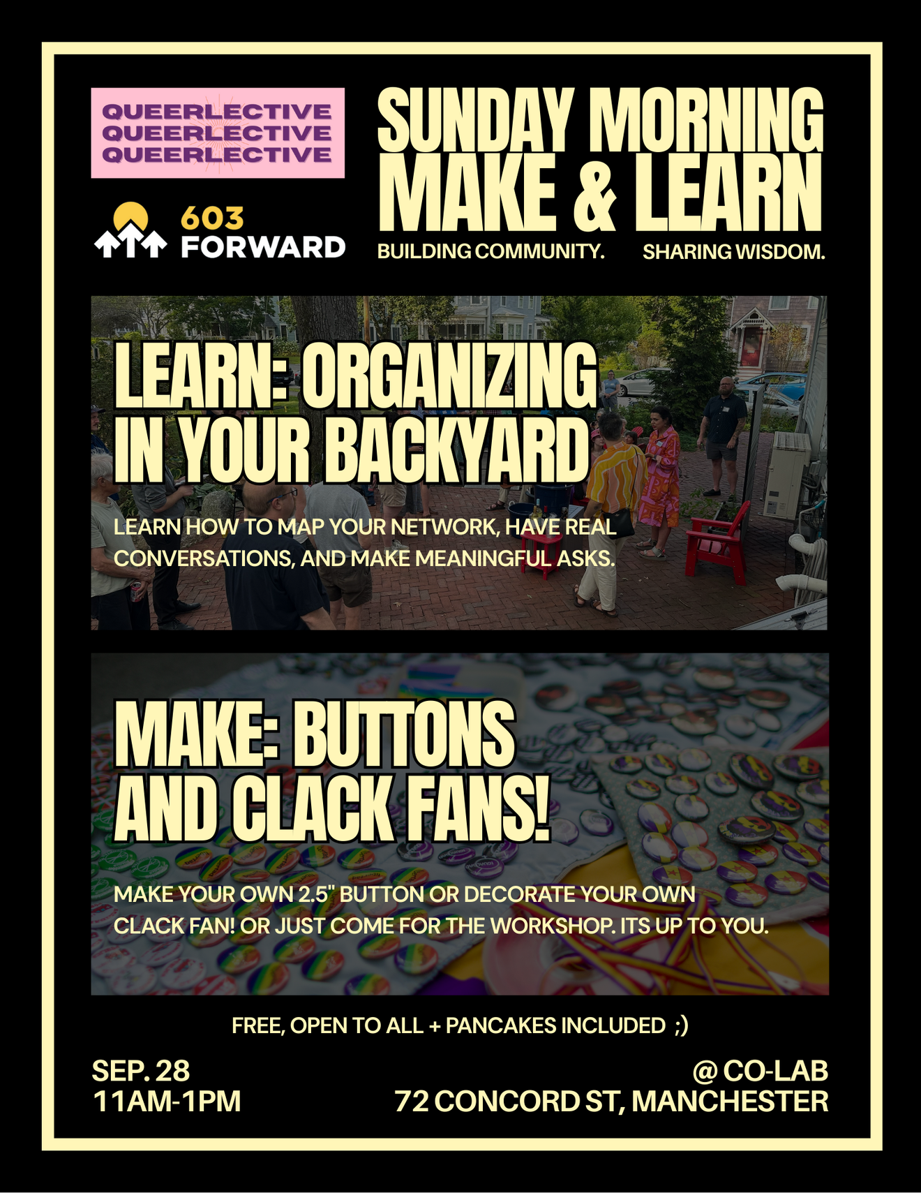 Sunday Morning Make &amp; Learn: Organizing Your Backyard