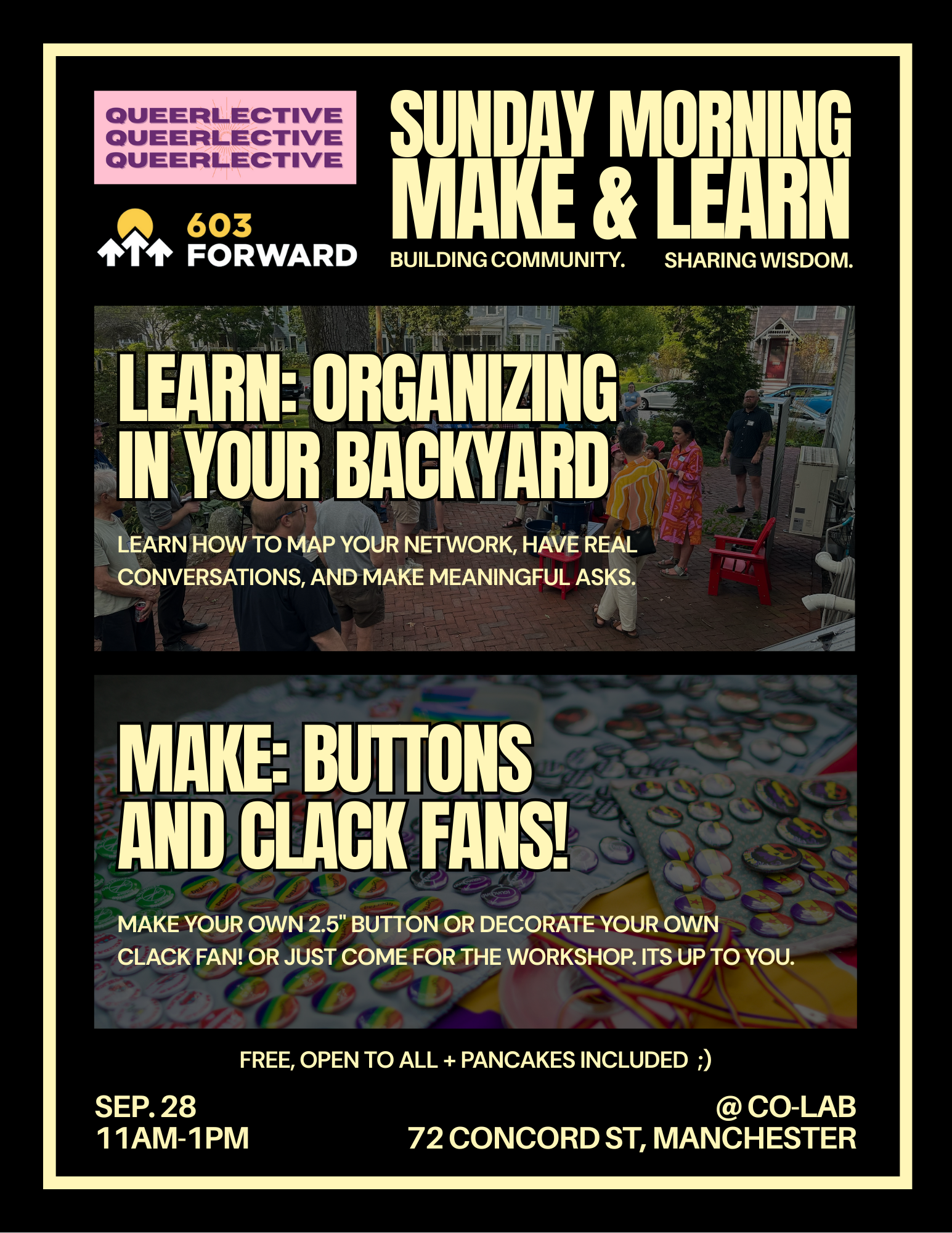 Sunday Morning Make &amp; Learn: Organizing Your Backyard