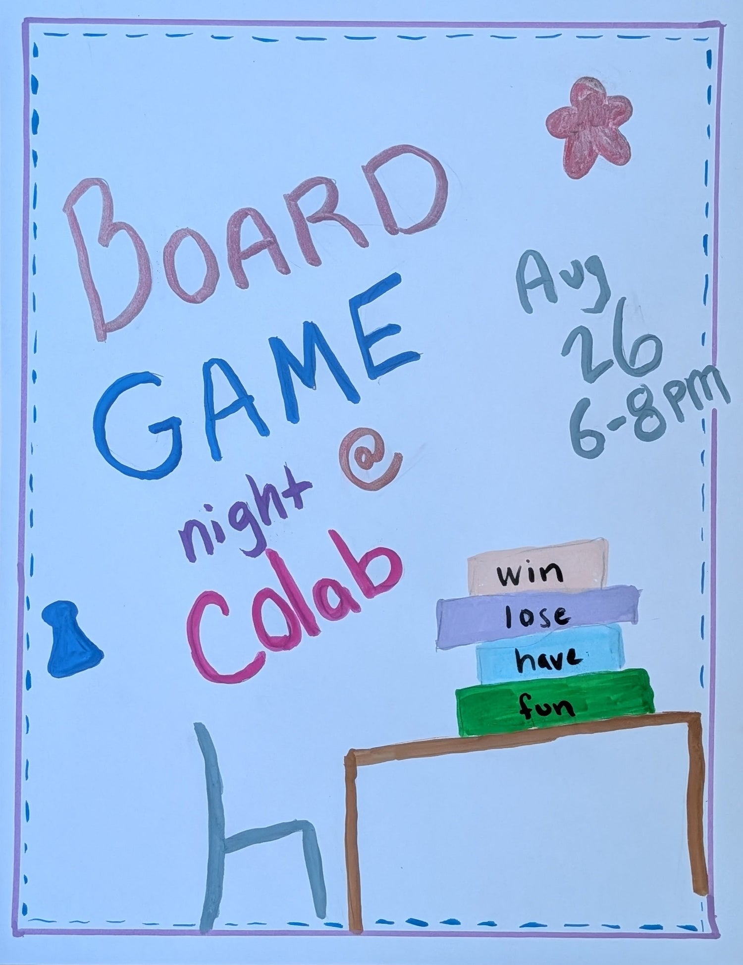 Board Game Night at CoLab, Aug 26