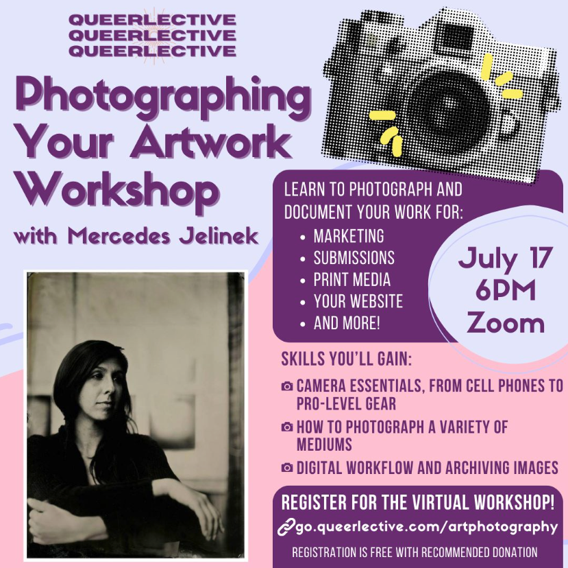 Photographing Your Artwork Workshop with Mercedes Jelinek