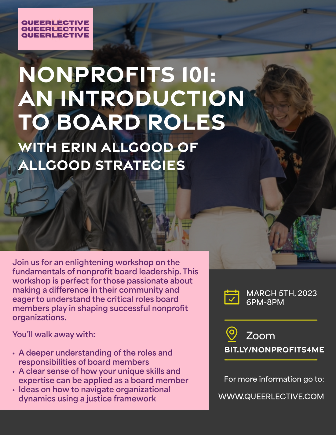 Nonprofits 101: An Introduction to Board Roles Workshop