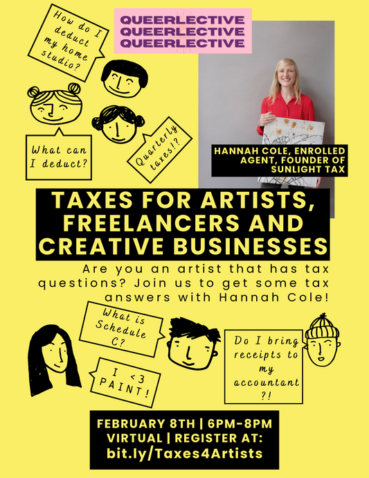 Taxes for Artists, Freelancers, and Creative Businesses with Hannah Cole