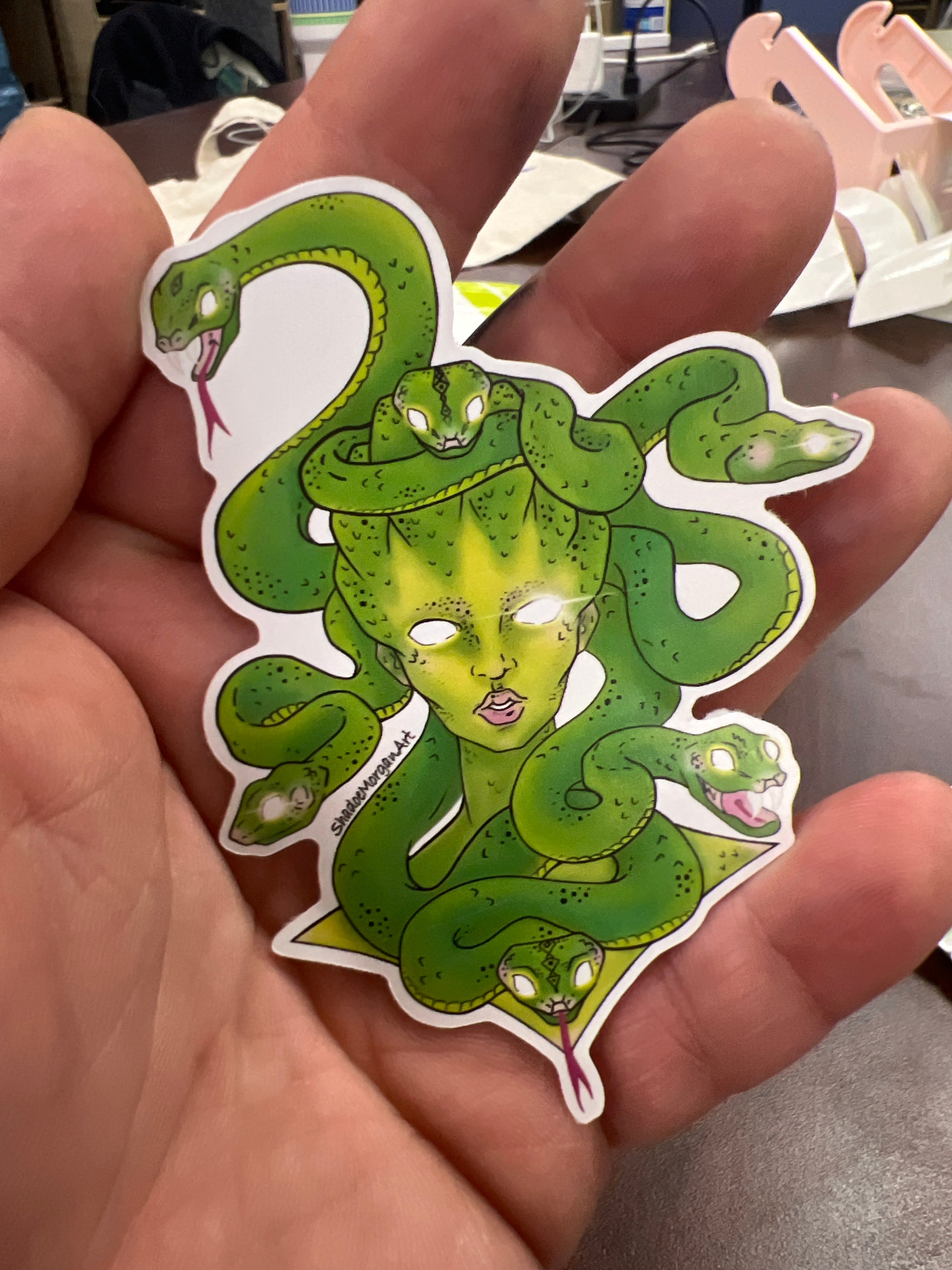 Medusa Pop Sticker by Amber the Crow – Queerlective