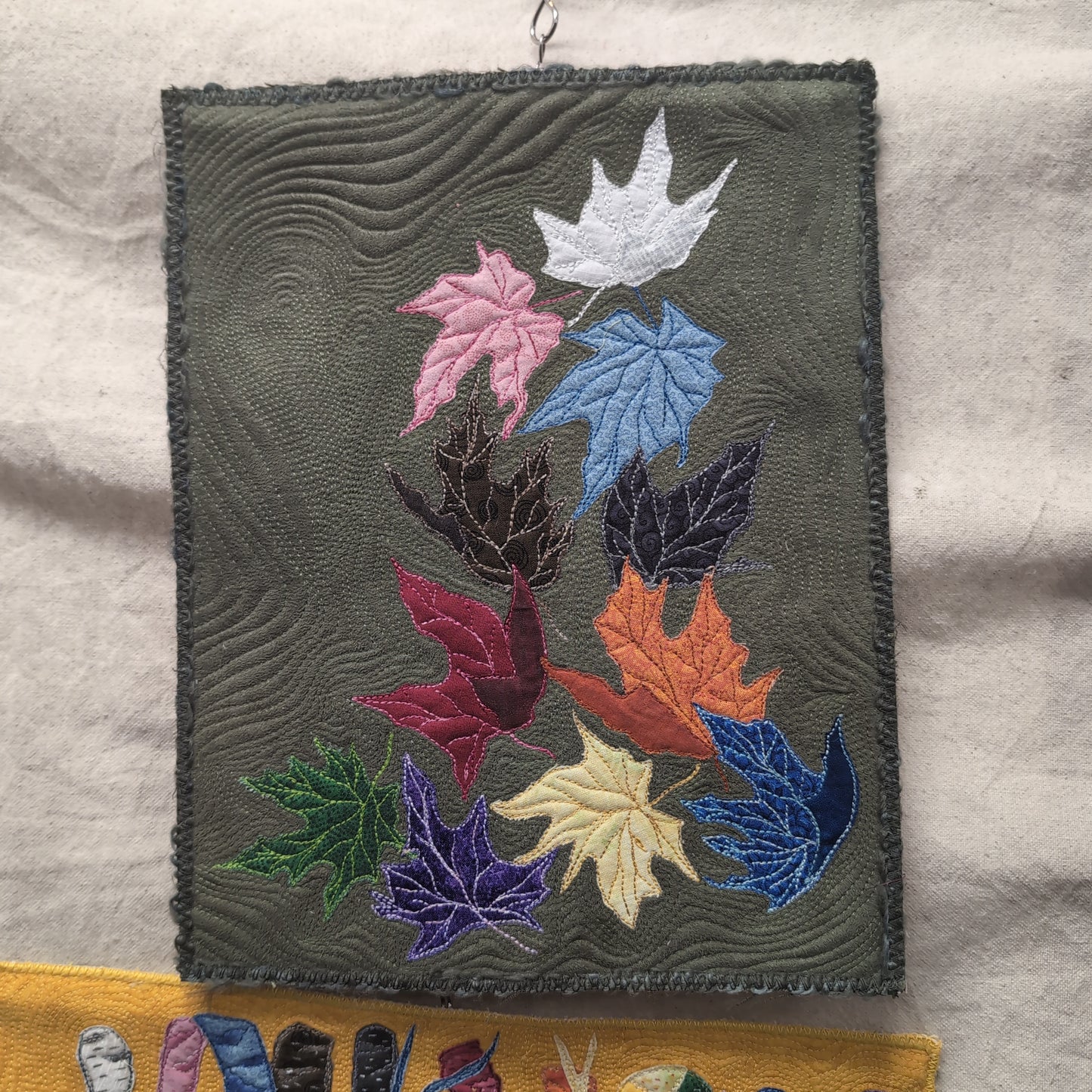 Leaf wall hanging