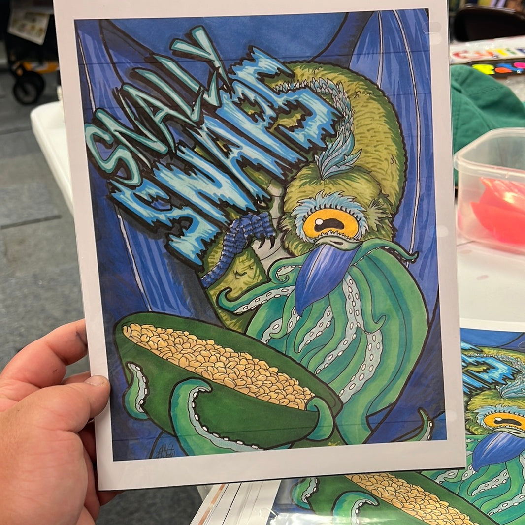 Sally Snaps Print by Grindark Studios