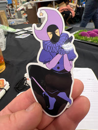 Purple Moon Jester Sticker by Kodiak Jester