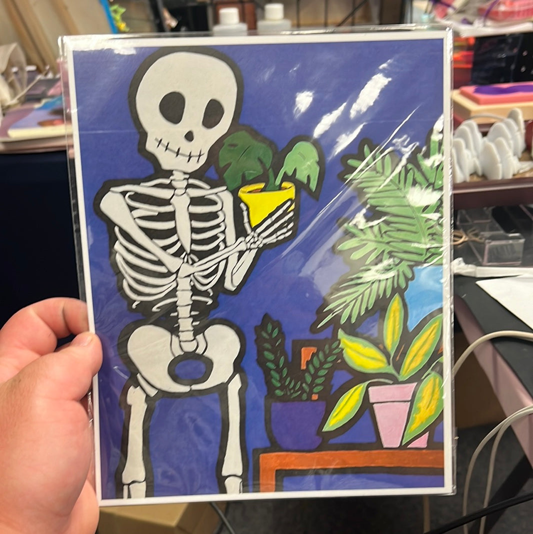 Plants Til Death Print by Dogs til Death