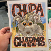 Chupa Charms Print by Grindark Studios