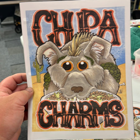 Chupa Charms Print by Grindark Studios
