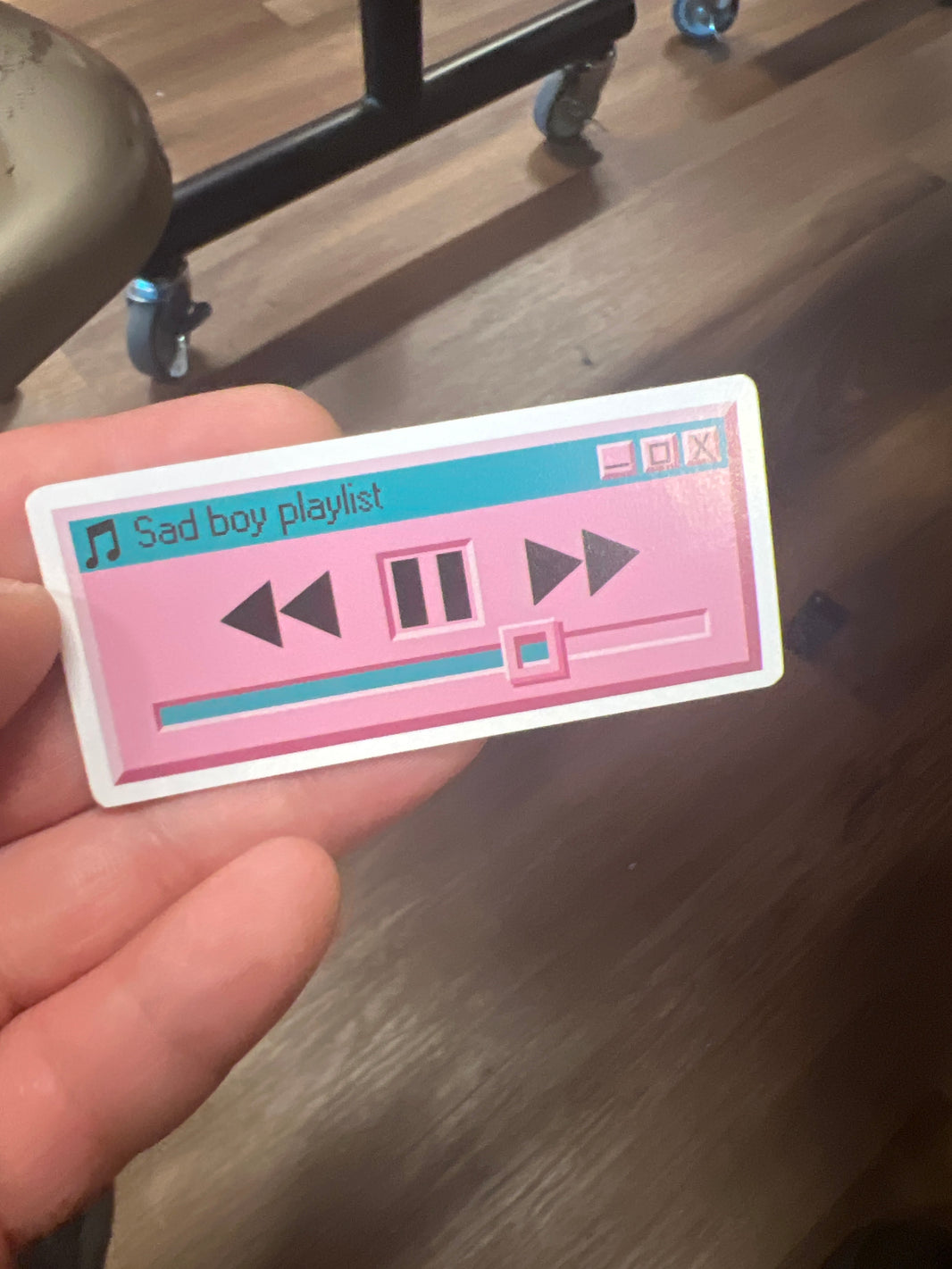 Sad Boy Playlist Sticker by Amber the Crow