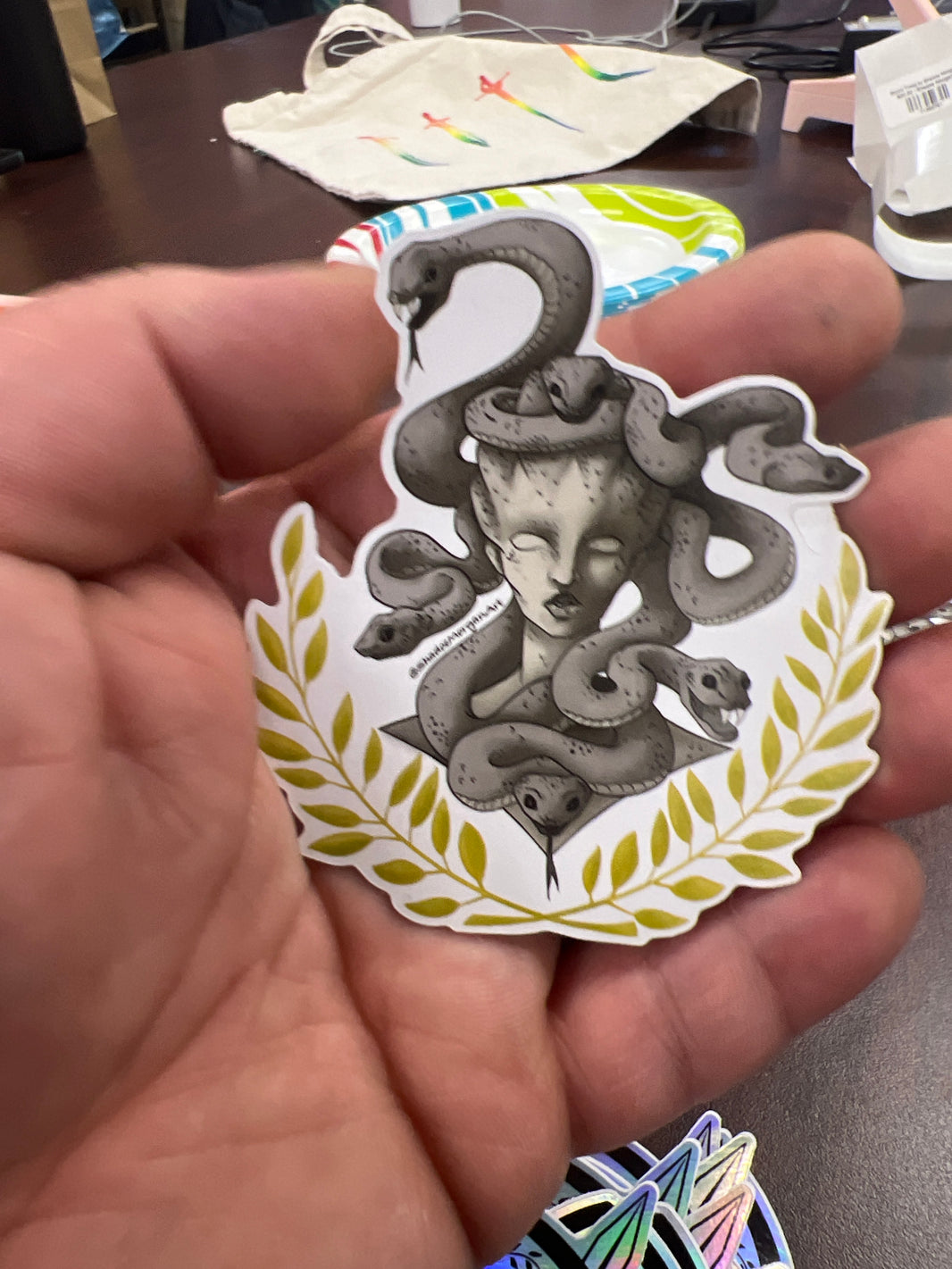 Medusa Sticker by Shadoe Morgan