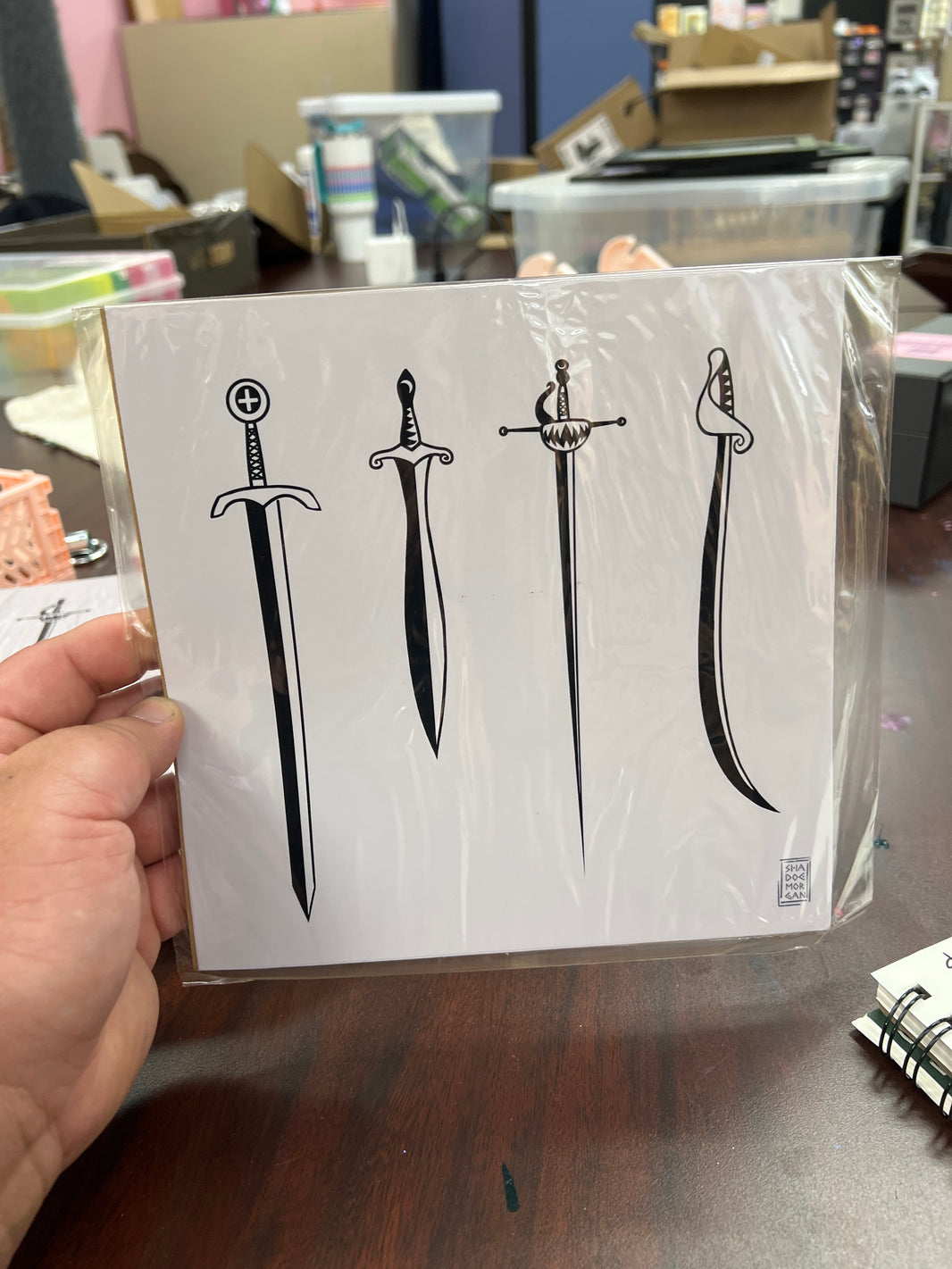 Sword Times Print by Shadoe Morgan (Copy)