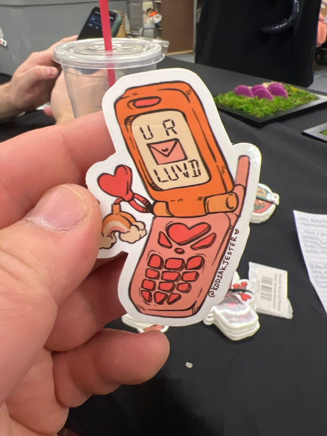 Lesbian U R LUVD Sticker by Kodiak Jester
