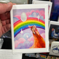 Nostalgia Hen Card by Jackie Hanson