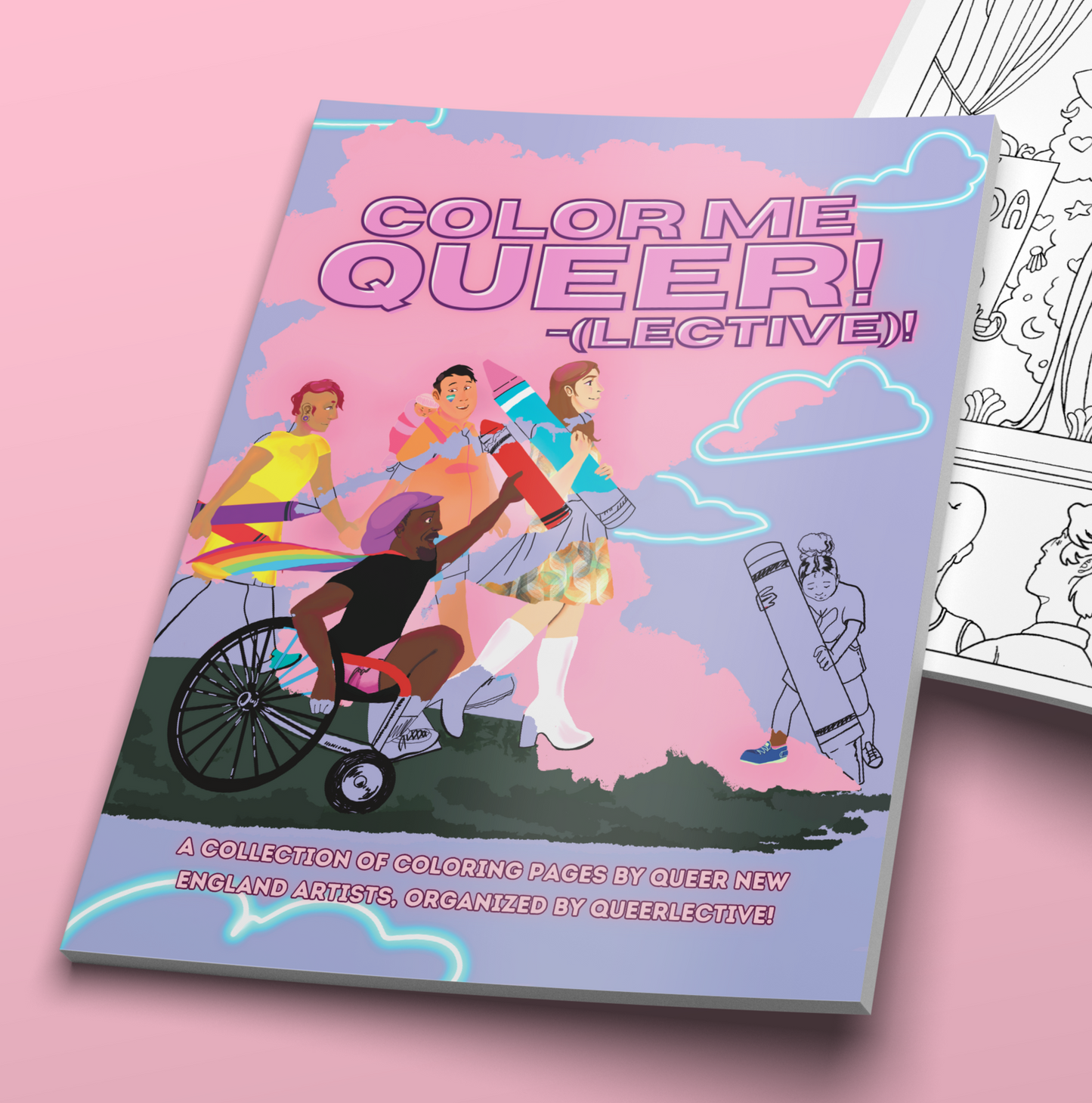 Color me Queer(lective) coloring book