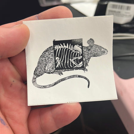 Rat Xray Sticker by Dogs til Death