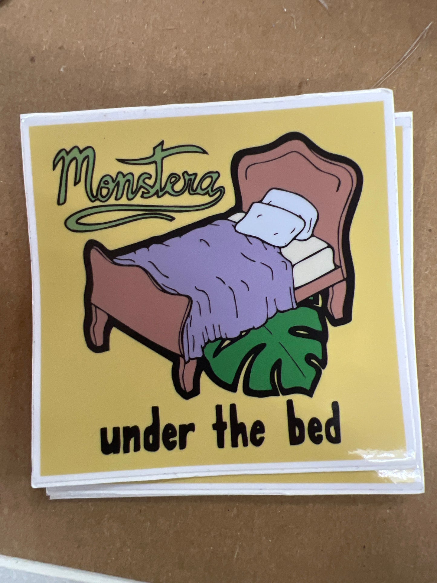 Monstera Under the Bed by Hannah Rowell-Jore