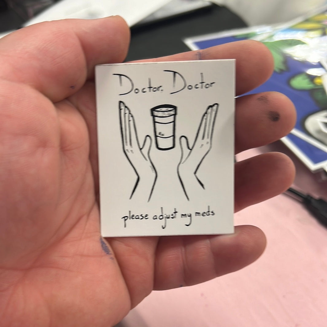 Doctor Doctor Sticker by Dogs til Death