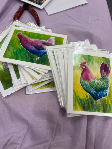 Pride Chicken Print by Jackie Hanson