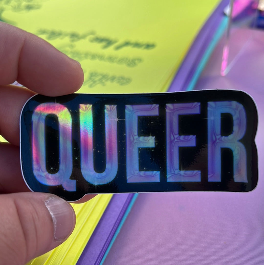 Queer Holo Sticker