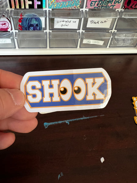 Shook! Sticker