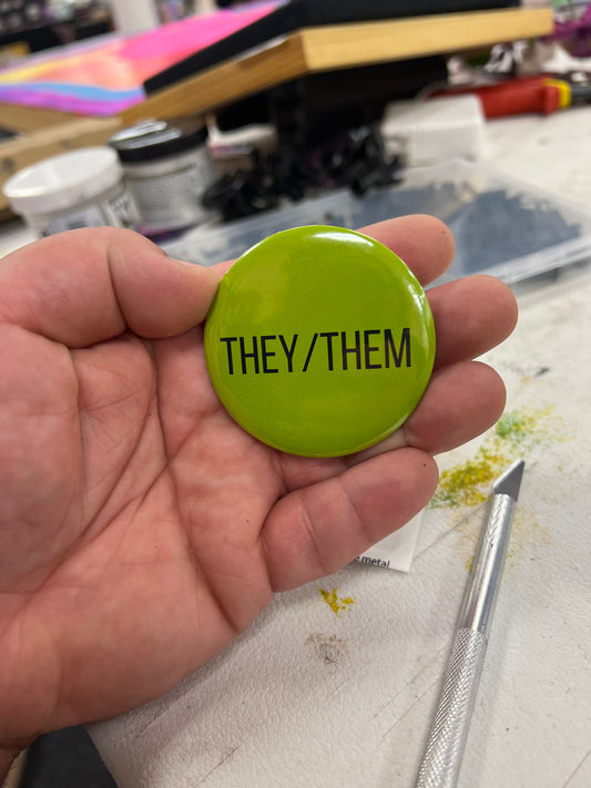 Pronoun Brat Buttons by Randall Nielsen