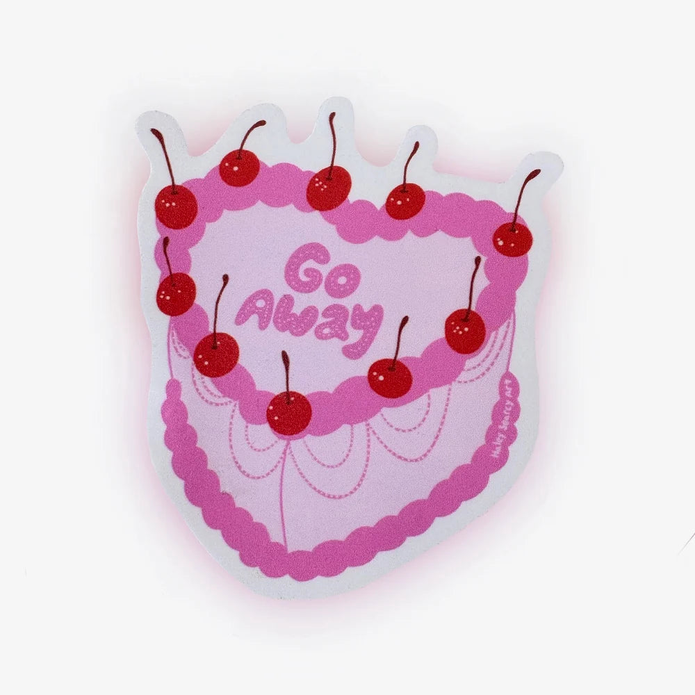 Go Away Sticker by Haley Searcy