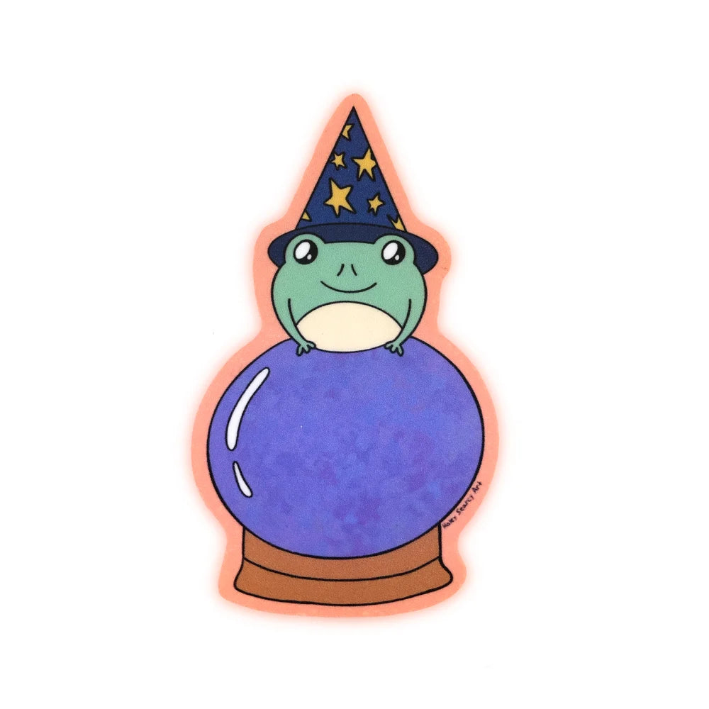Frog Wizard Sticker by Haley Searcy