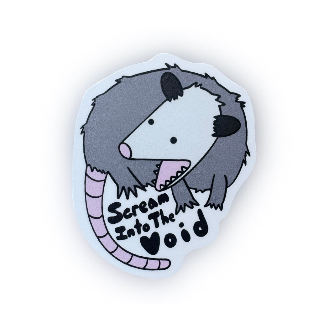 Scream Into The Void Sticker by Haley Searcy