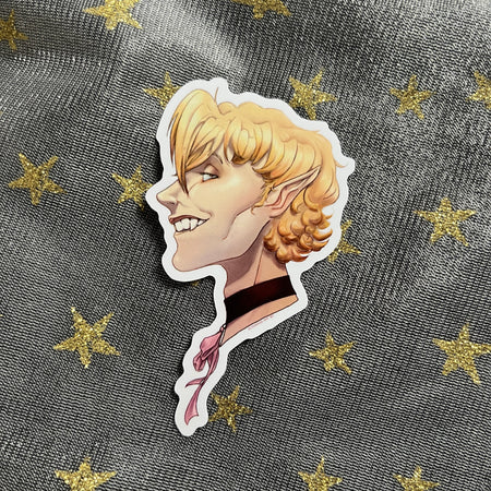 Vampire Sticker by Alexandra Kate Art