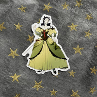 Moon Elf Sticker by Alexandra Kate Art