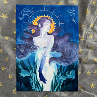 New Constellation from the Midnight Abyss Print by Alexandra Kate Art