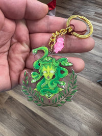 Medusa Pop Keychain by Amber the Crow