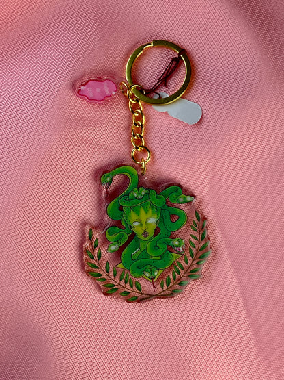 Medusa Pop Keychain by Amber the Crow