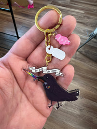 Be Gay Do Crime Keychain by Amber the Crow