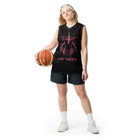 Gay Wrath Unicorn Recycled unisex basketball jersey