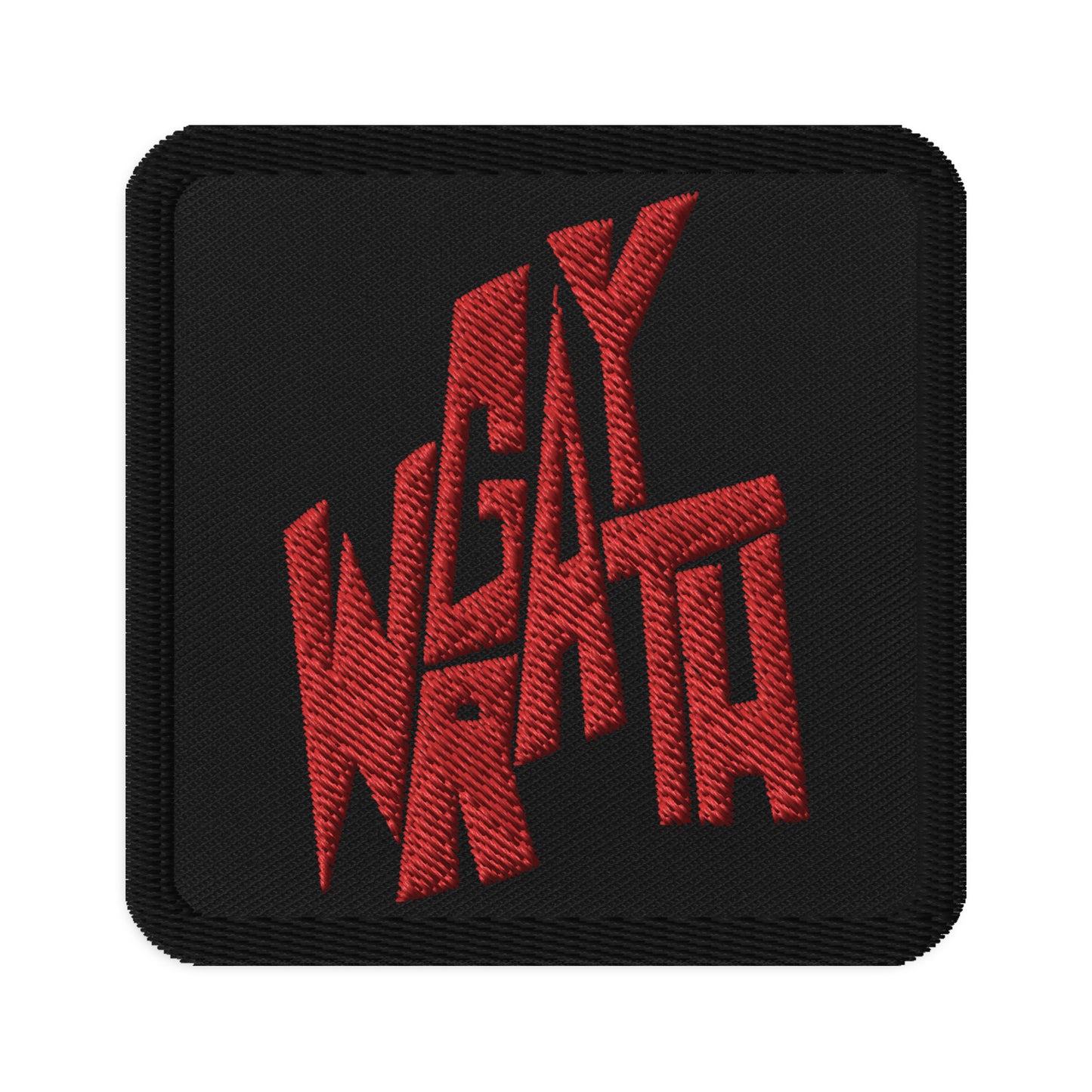 Gay Wrath Embroidered Patch