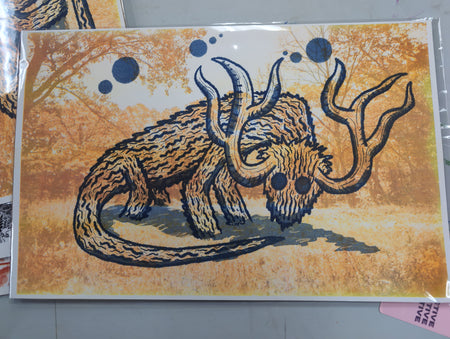 Forest Spirit Risograph by April Landry