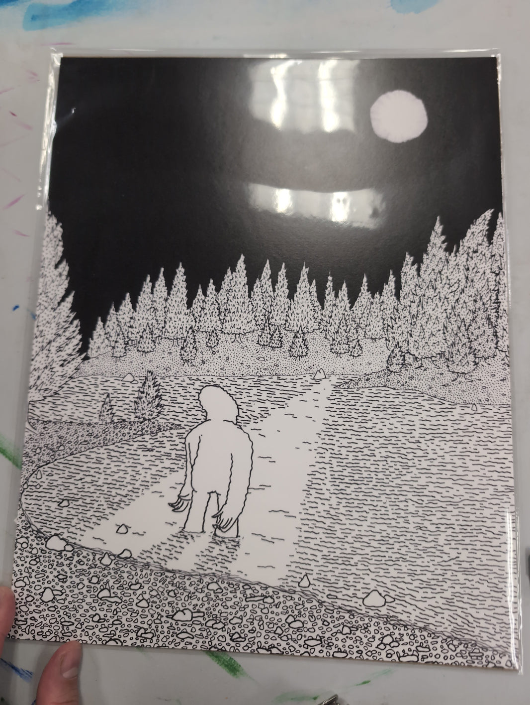 Creature in the lake by april Landry