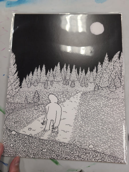 Creature in the lake by april Landry