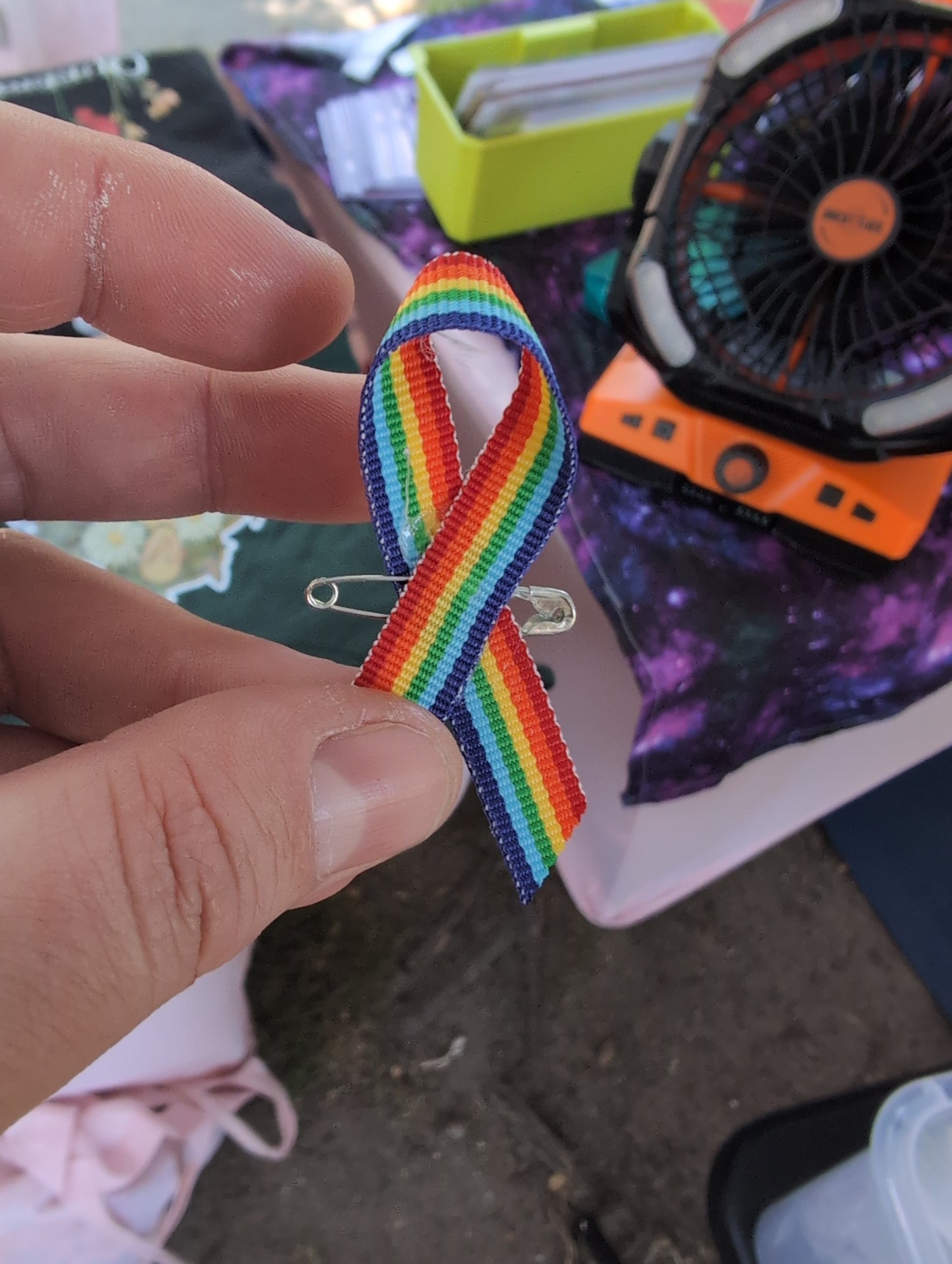 Rainbow pins